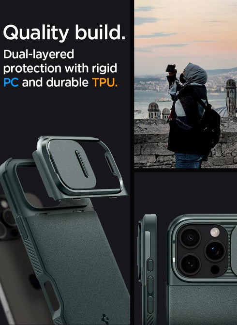 Spigen iPhone 16 Pro MAX Case Optik Armor MAGFIT